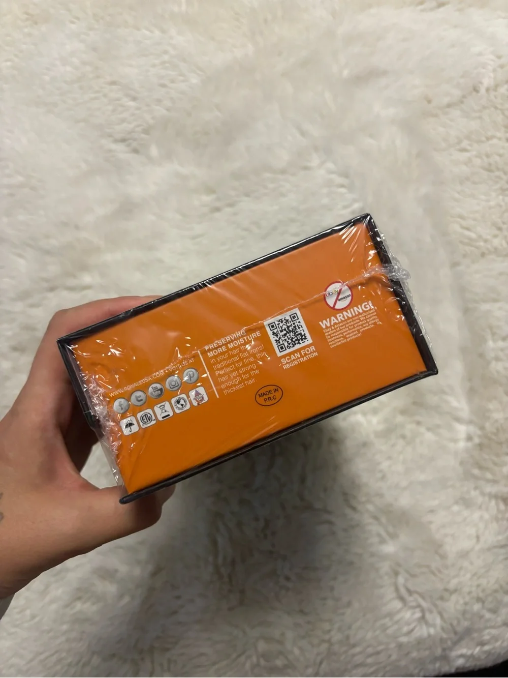NIB Royale Platinum Genius Heating Element Orange Hair Straightener
